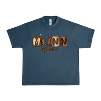 Midnight Navy melanin queen Urban Heavy Tee - MaliasSmallBusiness