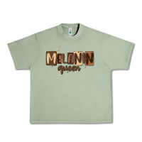 Oil Green melanin queen Urban Heavy Tee - MaliasSmallBusiness