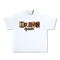 White melanin queen Urban Heavy Tee - MaliasSmallBusiness