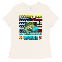 Bone fishing dad like a regular dad but cooler Ladies Tee - HRA Design Shop