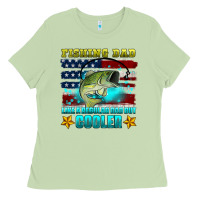 Matcha fishing dad like a regular dad but cooler Ladies Tee - HRA Design Shop