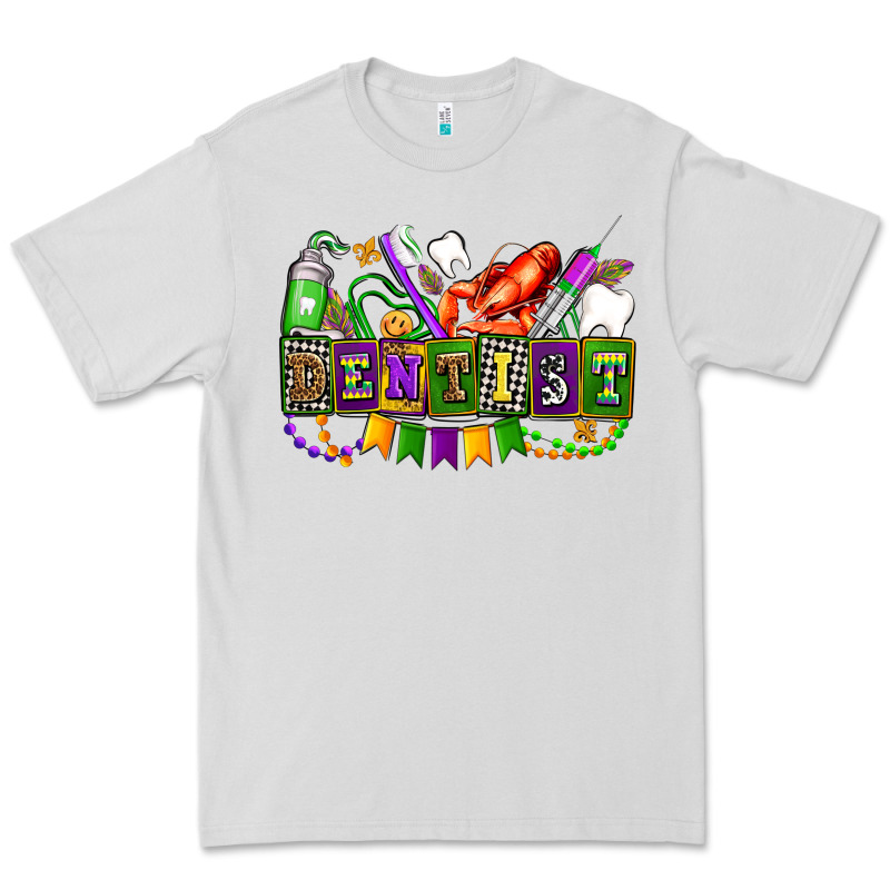 Mardi Gras Dentist Premium Tee by AdoDesignShop | Teevron