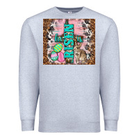Heather Grey western he is risen with rabbit Premium Sweatshirt - TumblerDesignByShophia
