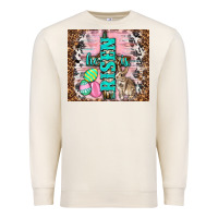 Sandshell western he is risen with rabbit Premium Sweatshirt - TumblerDesignByShophia