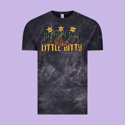 Its Alright To Be Little Bitty Vintage Tee Designed By Maliassmallbusiness