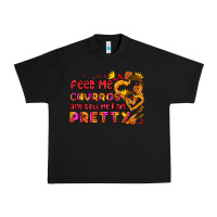 Black feed me churros and tell me i am pretty Urban Heavy Tee - AdoDesignShop