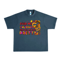 Midnight Navy feed me churros and tell me i am pretty Urban Heavy Tee - AdoDesignShop