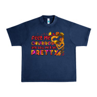 Navy feed me churros and tell me i am pretty Urban Heavy Tee - AdoDesignShop