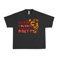 Pigment Black feed me churros and tell me i am pretty Urban Heavy Tee - AdoDesignShop