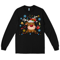 Black christmas deer school Long Sleeve Tee - MaliasSmallBusiness