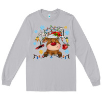 Moon Dust christmas deer school Long Sleeve Tee - MaliasSmallBusiness