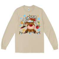 Mushroom christmas deer school Long Sleeve Tee - MaliasSmallBusiness