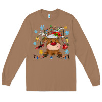 Toasted Coconut christmas deer school Long Sleeve Tee - MaliasSmallBusiness