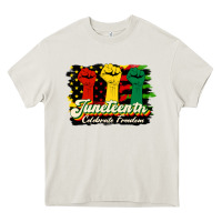 Cream juneteenth celebrate freedom Heavy Core Tee - HRA Design Shop