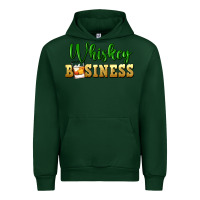 Forest Green whiskey business St. Patricks Day Urban Hoodie - FaDigitalArtStudio