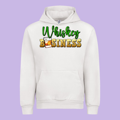 Whiskey Business St. Patricks Day Urban Hoodie Designed By Fadigitalartstudio
