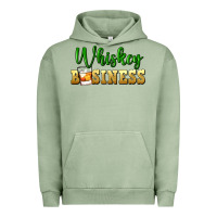 Pigment Oil Green whiskey business St. Patricks Day Urban Hoodie - FaDigitalArtStudio