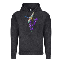 Dragonfly With Lavender Vintage Hoodie | Teevron