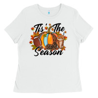White tis is season Ladies Tee - RacoonDesign