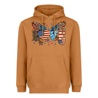 Love America Wings 4th Of July Heavyweight Hoodie | Teevron