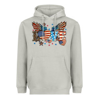 Moon Dust Love America wings 4th of july Heavyweight Hoodie - HowdyJamesFarm