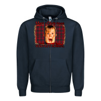 Navy Merry Christmas You Filthy Animal Zipper Hoodie - Bettercallsaul