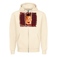 Sandshell Merry Christmas You Filthy Animal Zipper Hoodie - Bettercallsaul