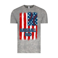 Cloud Rock baseball dad american flag Vintage Tee - JahusDesignShop