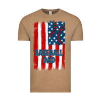 Vintage Coffee baseball dad american flag Vintage Tee - JahusDesignShop