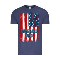 Vintage Denim baseball dad american flag Vintage Tee - JahusDesignShop