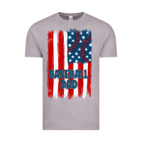 Vintage Zinc baseball dad american flag Vintage Tee - JahusDesignShop