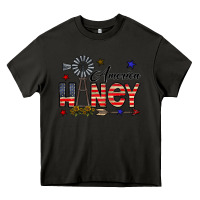Asphalt america honey Heavy Core Tee - CowhideDigitalArt