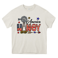 Cream america honey Heavy Core Tee - CowhideDigitalArt