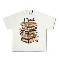 Pistachio i teach strength bravery equality love history Urban Heavy Tee - MaliasSmallBusiness