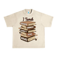 Sandshell i teach strength bravery equality love history Urban Heavy Tee - MaliasSmallBusiness