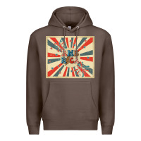 Coffee retro america Premium Hoodie - TumblerDesignByShophia