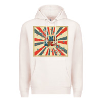 Pale Pink retro america Premium Hoodie - TumblerDesignByShophia
