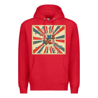 Red retro america Premium Hoodie - TumblerDesignByShophia