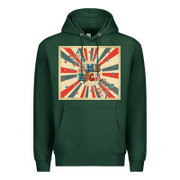 Sports Green retro america Premium Hoodie - TumblerDesignByShophia