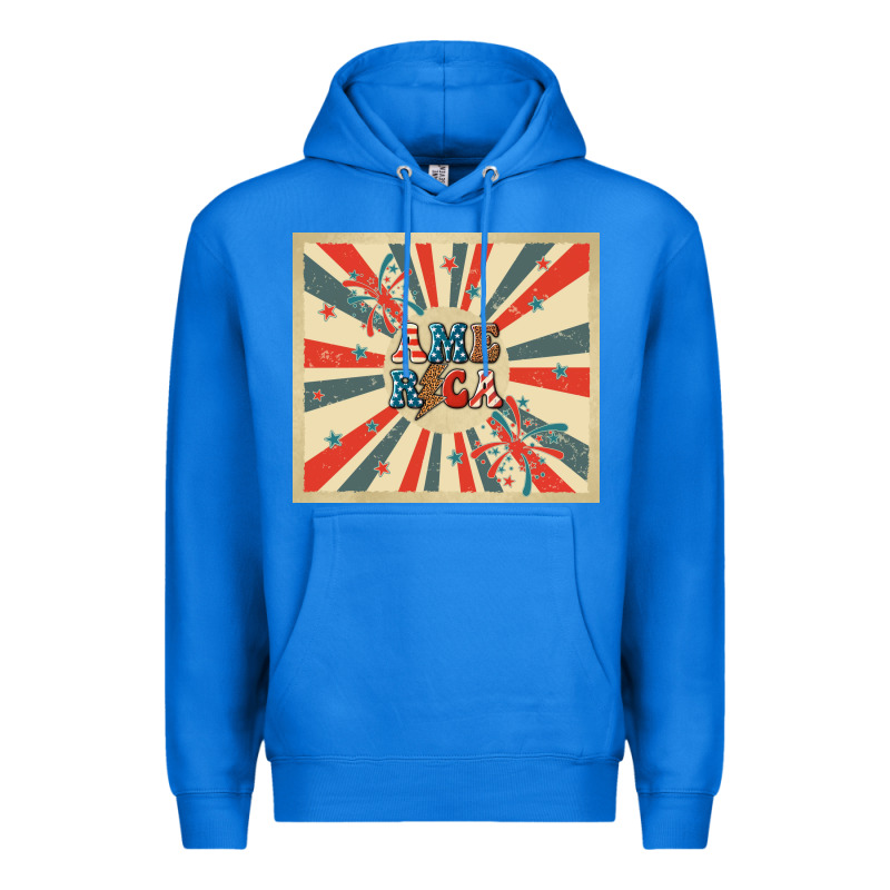 Retro America Premium Hoodie by TumblerDesignByShophia | Teevron