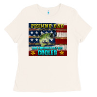 Bone fishing dad like a regular but cooler Ladies Tee - HRA Design Shop