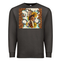 Smoke horses with sunflowers Premium Sweatshirt - TumblerDesignByShophia