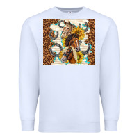 White horses with sunflowers Premium Sweatshirt - TumblerDesignByShophia