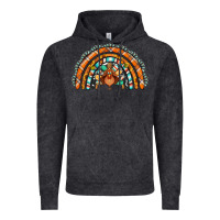 Vintage Black turquoise thanksgiving turkey rainbow Vintage Hoodie - Jasminsmagicworld