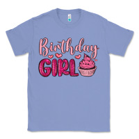 Colony Blue birthday girl cupcake Classic Tee - MaliasSmallBusiness