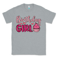 Heather Grey birthday girl cupcake Classic Tee - MaliasSmallBusiness