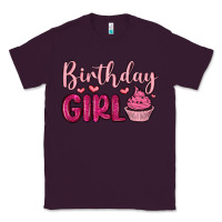 Plum birthday girl cupcake Classic Tee - MaliasSmallBusiness