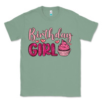 Sage birthday girl cupcake Classic Tee - MaliasSmallBusiness