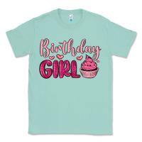 Seafoam birthday girl cupcake Classic Tee - MaliasSmallBusiness