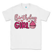 White birthday girl cupcake Classic Tee - MaliasSmallBusiness